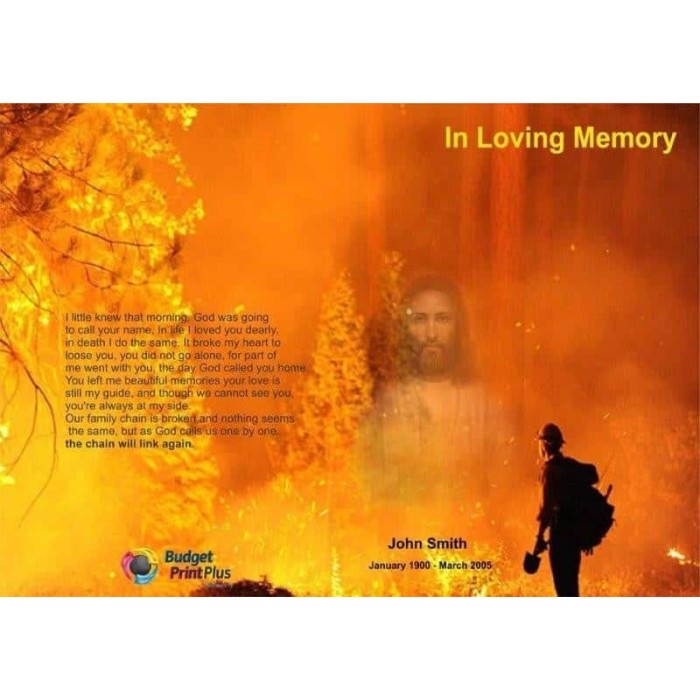 Order of Service Funeral | BPP610712