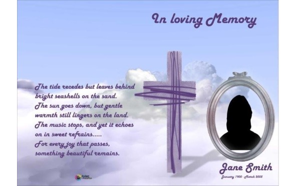 Order of Service Funeral | BPP610714