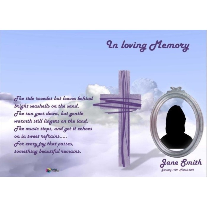 Order of Service Funeral | BPP610714