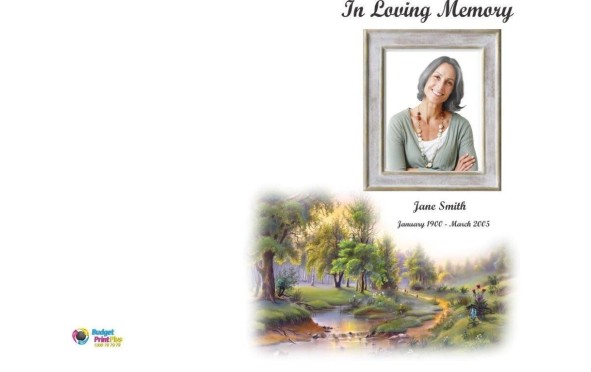 Order of Service Funeral  | BPP610715