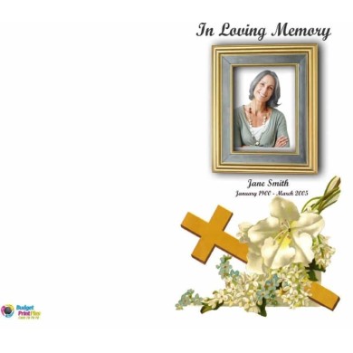 Order of Service Funeral |BPP610719