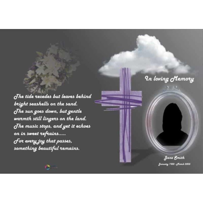 Order of Service Funeral  | BPP610729