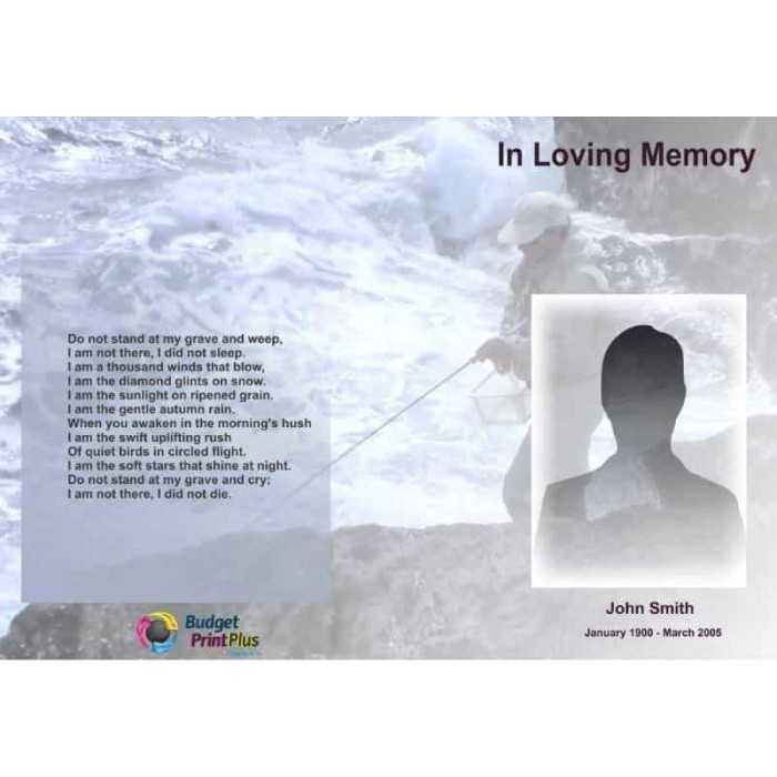 Order of Service Funeral | BPP610732