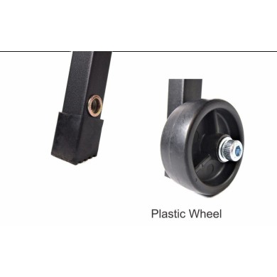 A Frame,  Foot and optional wheel