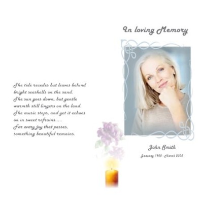 Order of Service Funeral | BPP610702