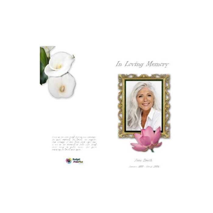 Order of Service Funeral | BPP610705