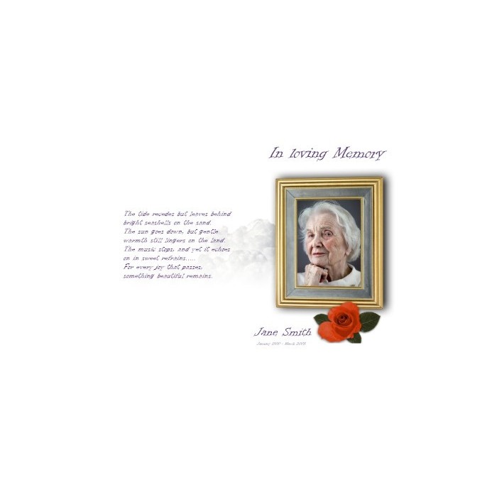 Order of Service Funeral | BPP610708