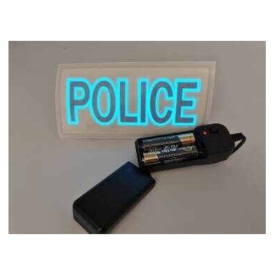 Police EL Sign and accessories
