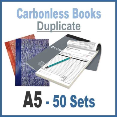 Invoice Books |Duplicate A5 | 50 Sets