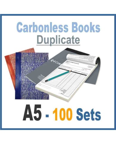 Invoice Booklets, |Duplicate A5 | 100 Sets
