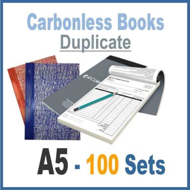 Invoice Booklets, |Duplicate A5 | 100 Sets