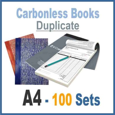 Tax Invoice Books|Duplicate A4|100 Sets