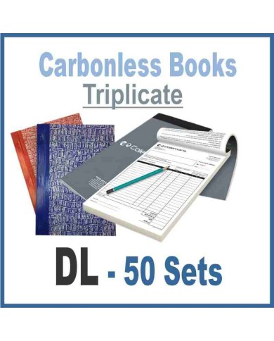 Invoice Books|Triplicate DL | 50 Sets
