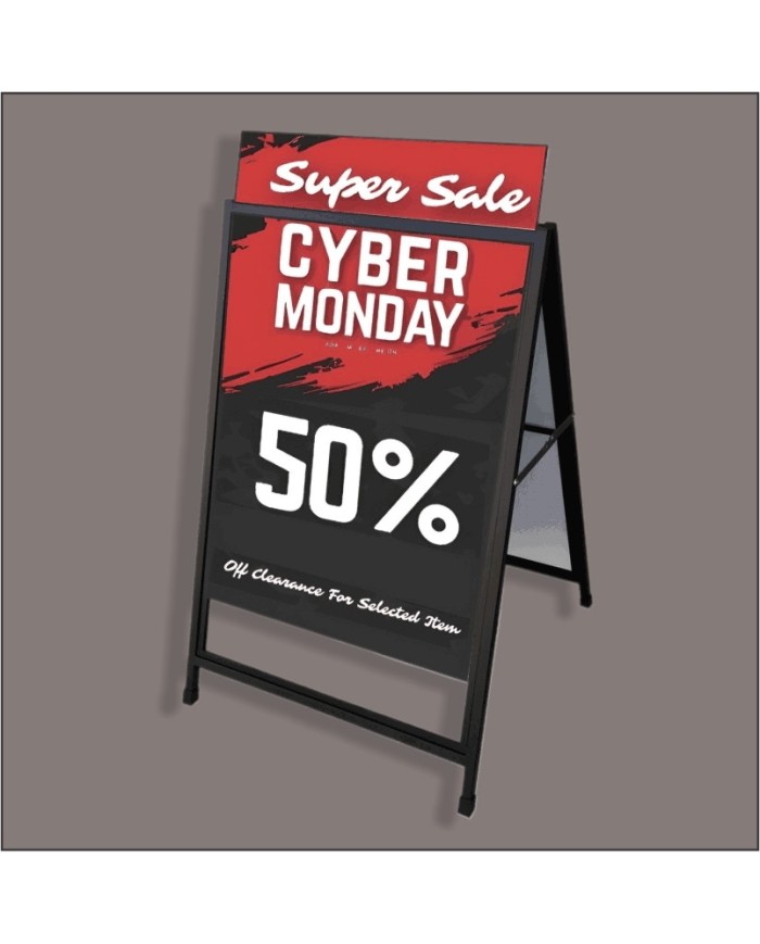 Corflute A Frame, With eye-catching inserts 