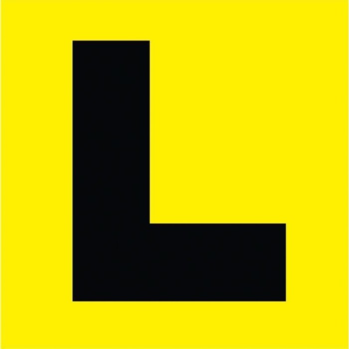 Learner Plates - EL Panel Sign