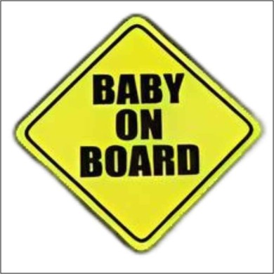 Baby On Board EL Sign