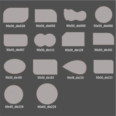 Die Cut Shapes
