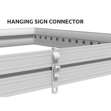 Hanging sign connector
