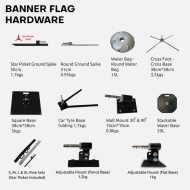 Banner Flag Hardware