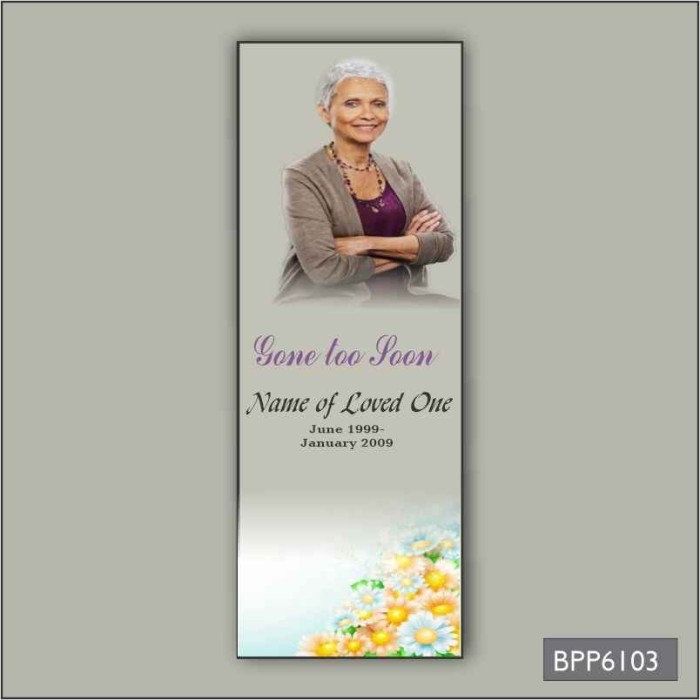 Funeral Bookmarks| BPP6103