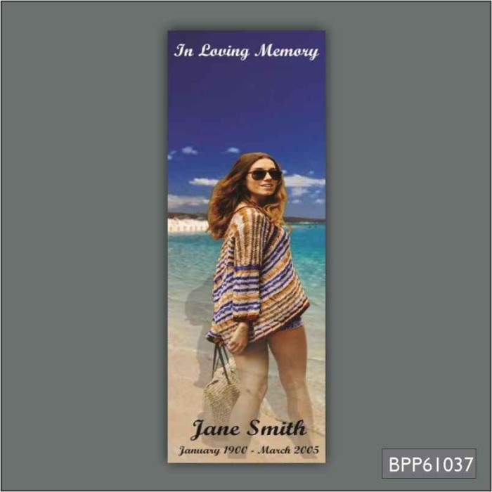 Funeral Bookmarks 61037