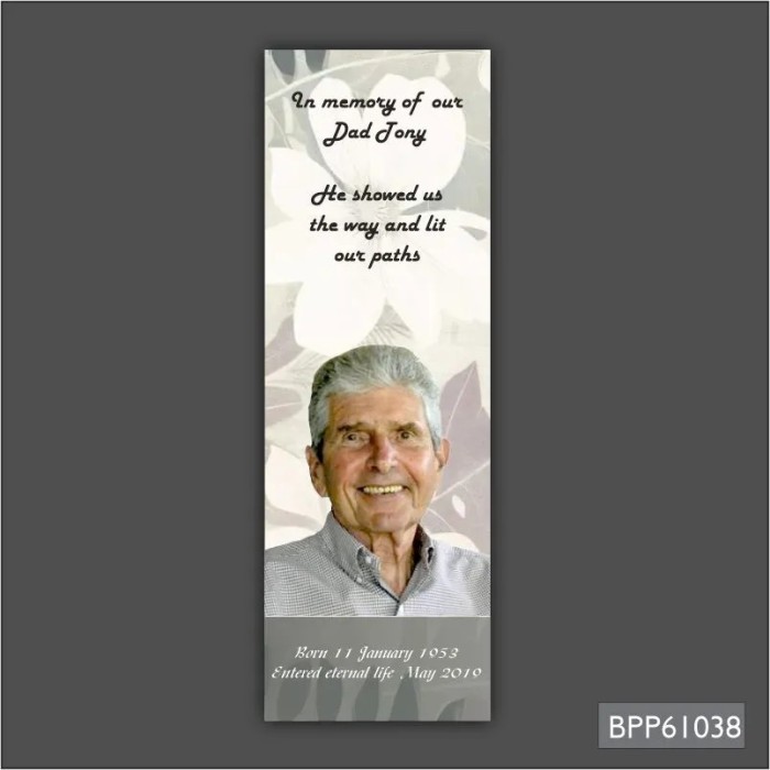 Funeral Bookmarks|BPP61038
