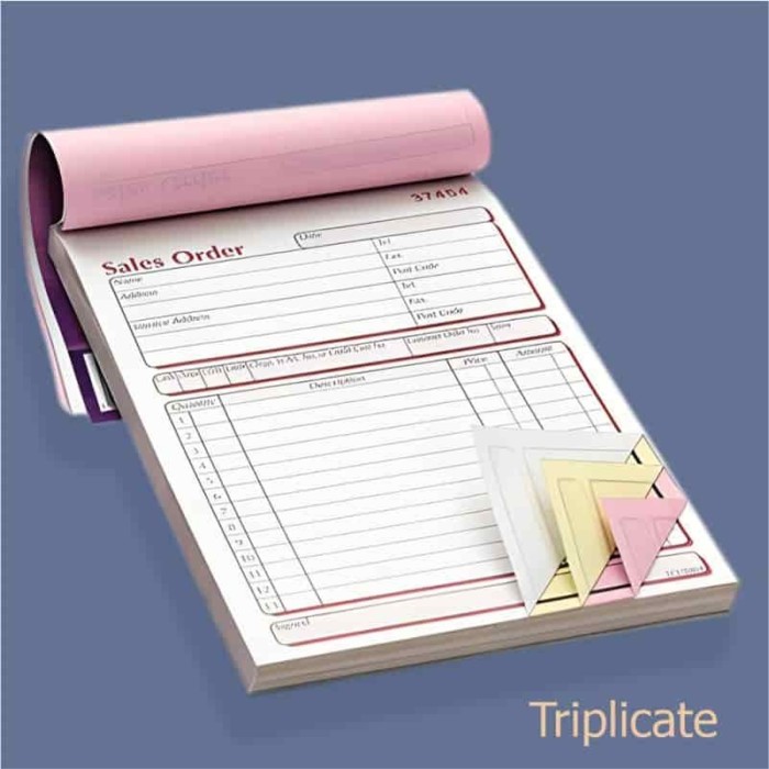 Books Invoice | Booklets