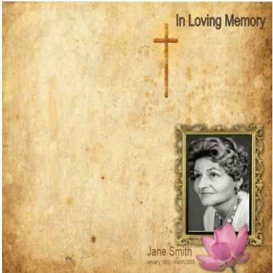 Funeral Booklet | Number:610809