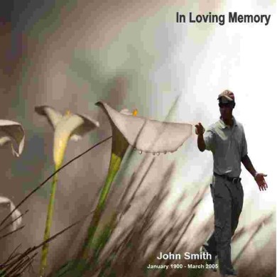 Funeral Booklet | Number:6108013