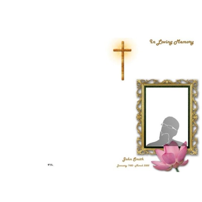 Funeral Booklet | Number:610804