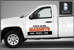 Elevate your brand visibility wherever you go with our powerful magnetic automobile signs