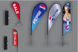 With a Teardrop Banner you can create a strategic promotion plan to make your business stand out